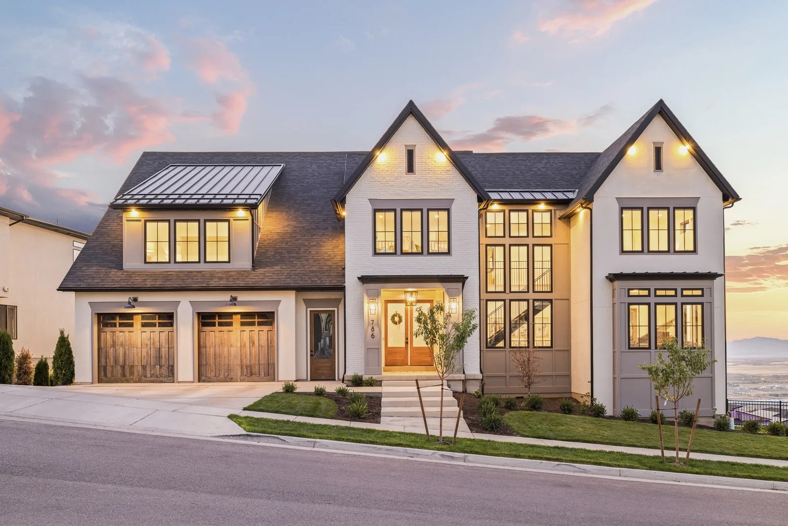 The finished home is the proposal for the next one.