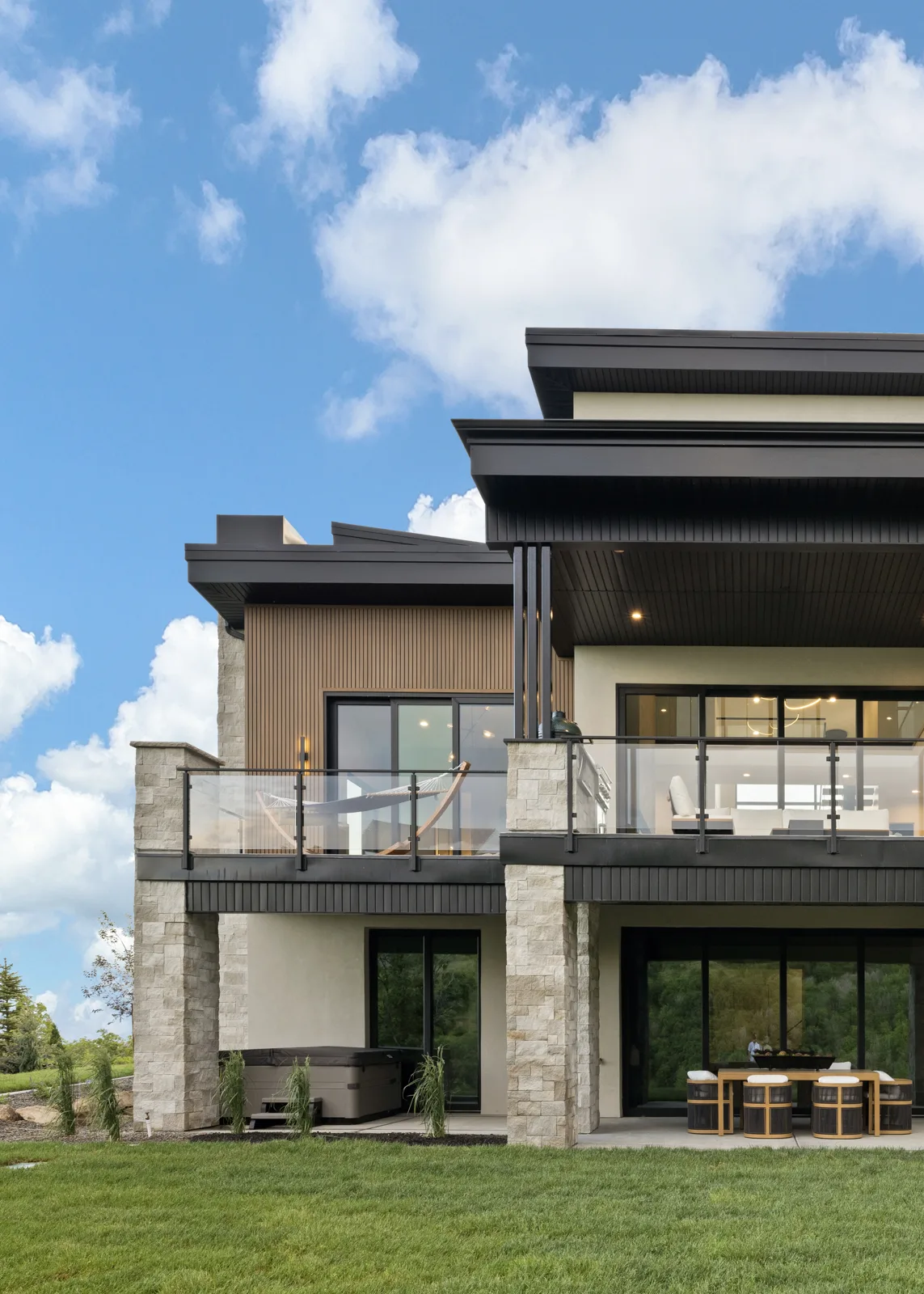 Modern exterior, site view