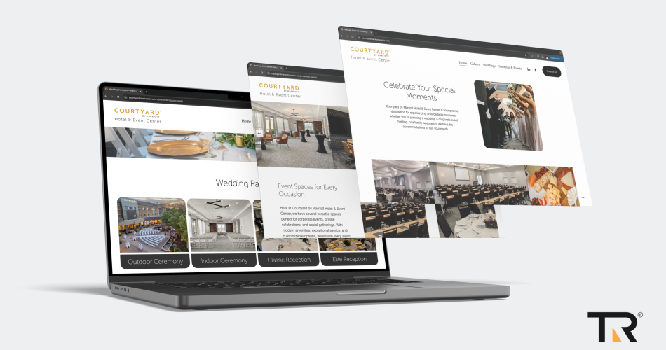 Courtyard Mankato 3 Page Desktop Mockup