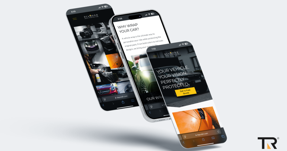 DAP Utah 3 Screen Mockup Mobile