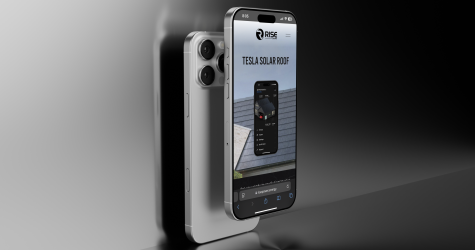 Rise Roofing Mobile Mockup